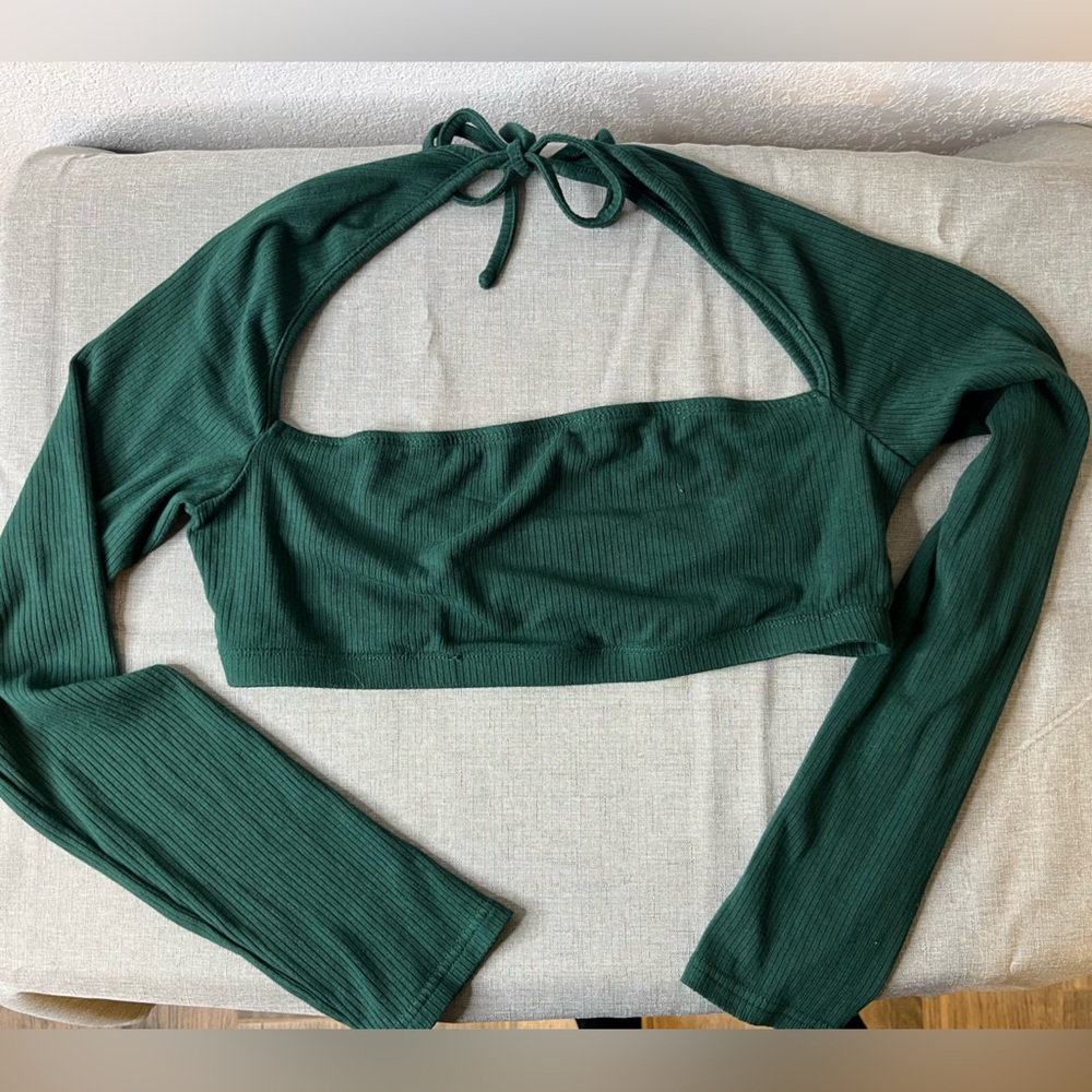 Long sleeve crop